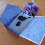 Gummy Bears - Necklace & Earrings Set - Milky Brown Gummy Bears - Necklace & Earrings Set - Milky Brown