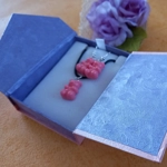 Gummy Bears - Necklace & Earrings Set - Milky Pink Gummy Bears - Necklace & Earrings Set - Milky Pink