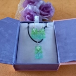 Gummy Bears - Necklace & Earrings Set - Transparent Green & Blue Gummy Bears - Necklace & Earrings Set - Transparent Green & Blue