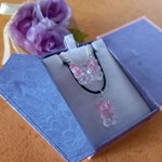 Gummy Bears - Necklace & Earrings Set - Transparent Pink & Clear Gummy Bears - Necklace & Earrings Set - Transparent Pink & Clear