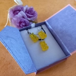 Gummy Bears - Necklace & Earrings Set - Transparent Yellow Gummy Bears - Necklace & Earrings Set - Transparent Yellow