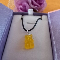 Gummy Bears Necklace - Transparent Yellow
