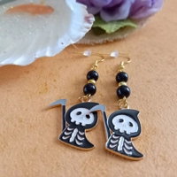Halloween Earrings - Grim Reaper
