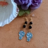 Halloween Earrings - Turquoise Mummy