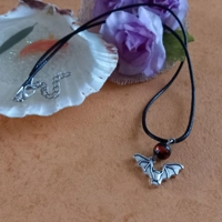 Halloween Flying Bat Necklace