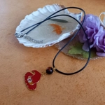 Halloween Necklace - Red Witches Hat Halloween Necklace - Red Witches Hat