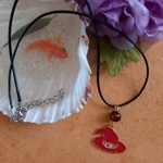 Halloween Necklace - Red Witches Hat Halloween Necklace - Red Witches Hat