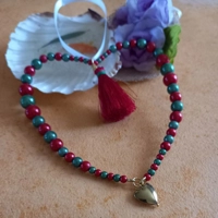 Heart Wall Decor - Red and Green