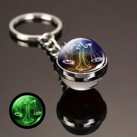 Illumminous Zodiac Keyring - Libra