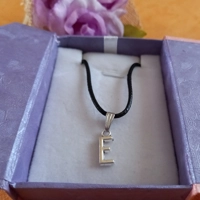 Initial Necklace - E