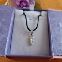 Initial Necklace - F