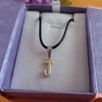 Initial Necklace - J