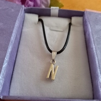 Initial Necklace - N