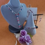 Jade Confetti Necklace, Bracelet and Earrings Set - Sprinkles Jade Confetti Necklace, Bracelet and Earrings Set - Sprinkles