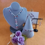 Jade Confetti Necklace, Bracelet and Earrings Set - Sprinkles Jade Confetti Necklace, Bracelet and Earrings Set - Sprinkles