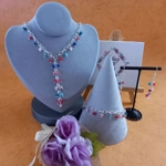 Jade Confetti Necklace, Bracelet and Earrings Set - Sprinkles Jade Confetti Necklace, Bracelet and Earrings Set - Sprinkles