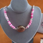 Joy Fimo Heishi Necklace - Pink Mix Joy Fimo Heishi Necklace - Pink Mix