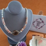 Joy Fimo Heishi Necklace - Sand Beige Joy Fimo Heishi Necklace - Sand Beige