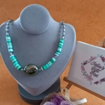 Joy Fimo Heishi Necklace - Spring Green Joy Fimo Heishi Necklace - Spring Green