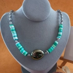 Joy Fimo Heishi Necklace - Spring Green Joy Fimo Heishi Necklace - Spring Green