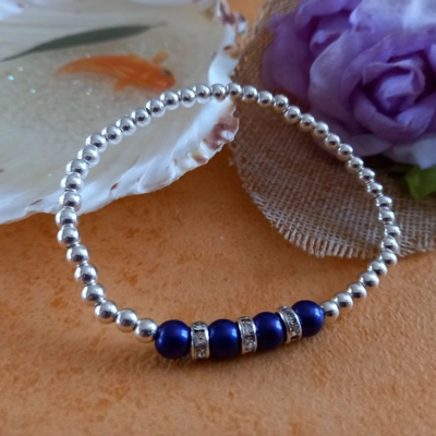 Juliet Stretch Bracelet - Royal Purple Juliet Stretch Bracelet - Royal Purple