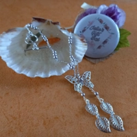 Kimana Butterfly Necklace - Rosewood