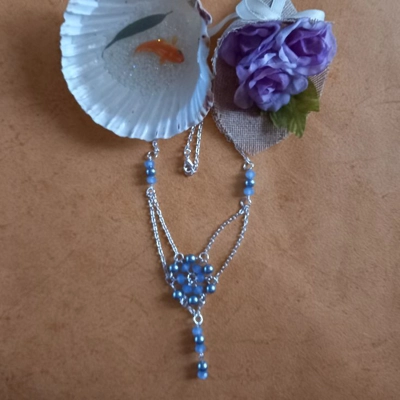 Laurel Necklace - Lagoon Ice Laurel Necklace - Lagoon Ice