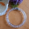 Light up Flashing Bubble Bangle - Clear