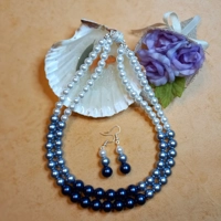 Lillian Necklace & Earrings - Blue Lagoon