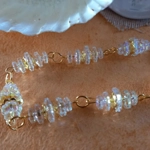 Margarita Flower Bracelet - Crystal and Gold Margarita Flower Bracelet - Crystal and Gold