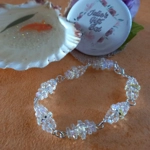 Margarita Flower Bracelet - Crystal and Silver Margarita Flower Bracelet - Crystal and Silver