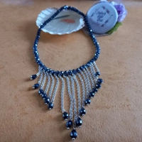 Marie Necklace - Hematite