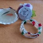 Memory Wire Christmas Bracelet Memory Wire Christmas Bracelet