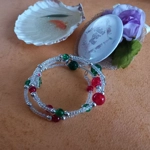 Memory Wire Christmas Bracelet Memory Wire Christmas Bracelet