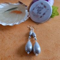 Miracle Drop Earrings - White