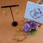 Mobius Miracle Stardust Bracelet and Earring Set - Gold Mobius Miracle Stardust Bracelet and Earring Set - Gold