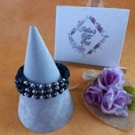 Monique Memory Bracelet - Jet AB