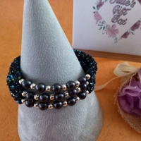 Monique Memory Bracelet - Jet AB