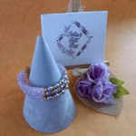 Monique Memory Bracelet - Lilac AB