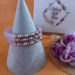 Monique Memory Bracelet - Lilac AB