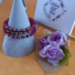 Monique Memory Bracelet - Ruby AB