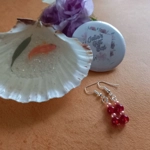 Moroccan Sunset Earrings - Pink and Red Moroccan Sunset Earrings - Pink and Red