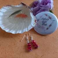 Moroccan Sunset Earrings - Red