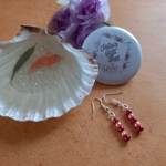 Moroccan Sunset Earrings - Red and Pink Moroccan Sunset Earrings - Red and Pink