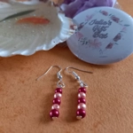 Moroccan Sunset Earrings - Red and Pink Moroccan Sunset Earrings - Red and Pink