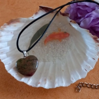 Multi Coloured Heart Pendant