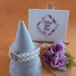 Opal Filigree Crystal Bracelets - Frosted White