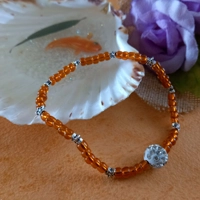Orange Star Bracelet