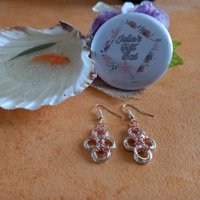 Pascal Chain Maille Earrings - Silver & Rose Gold