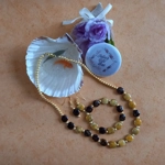 Pavo Necklace, Bracelet & Earring Set - Gilded Pavo Necklace, Bracelet & Earring Set - Gilded